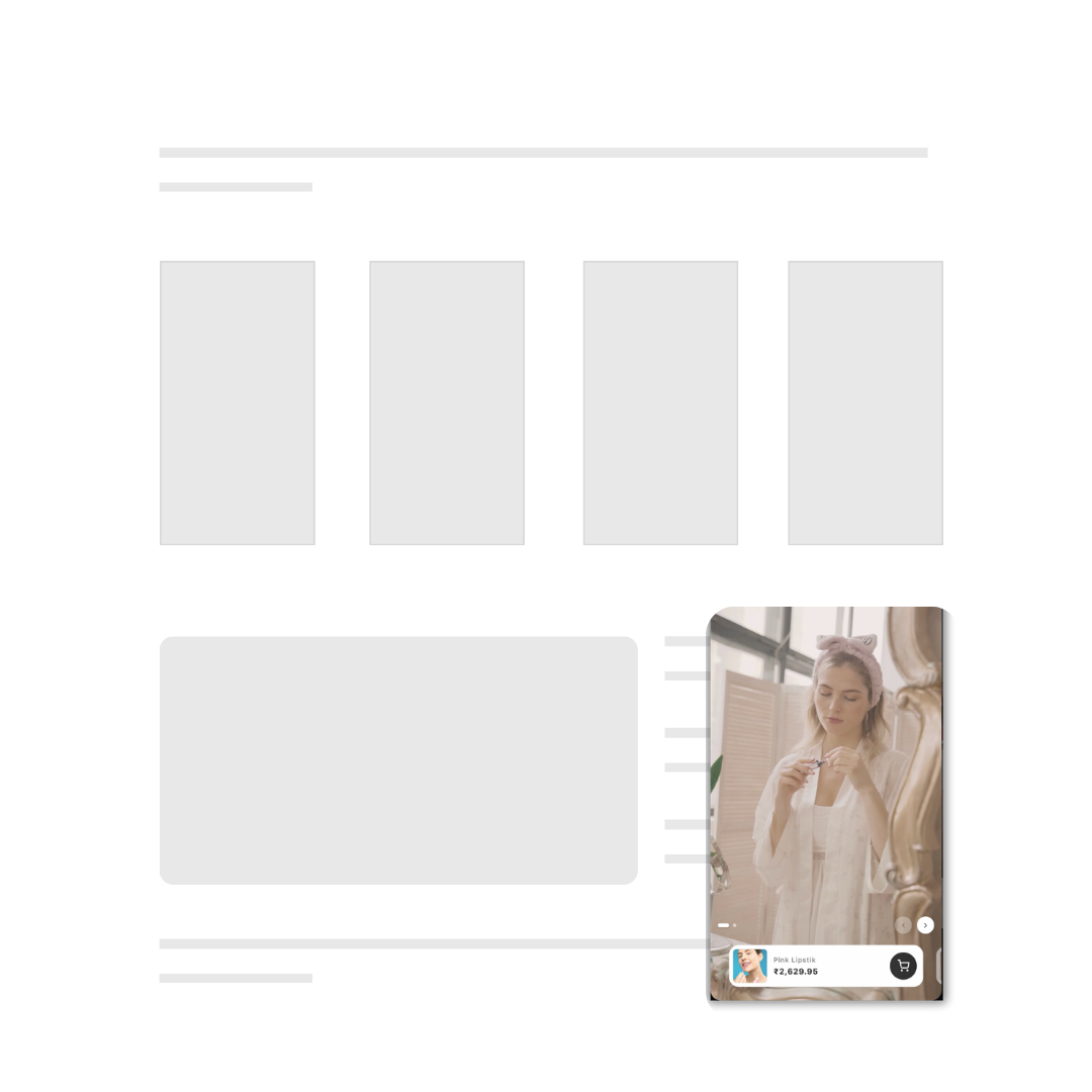 Floating Widget Preview - TikTok-style persistent video button